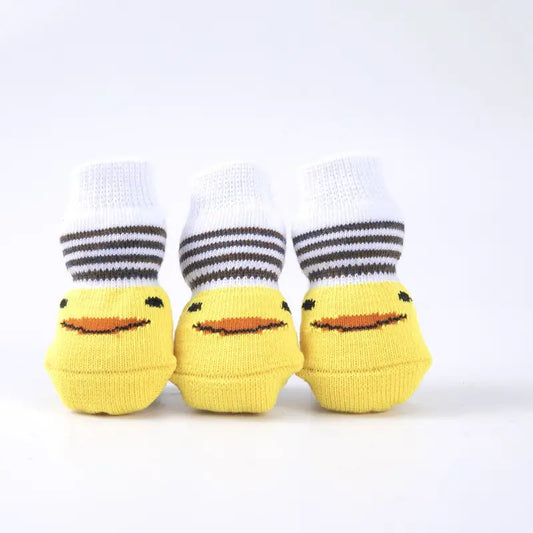Duck Knitted Pet Socks