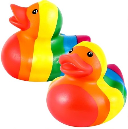 Rainbow Rubber Duck
