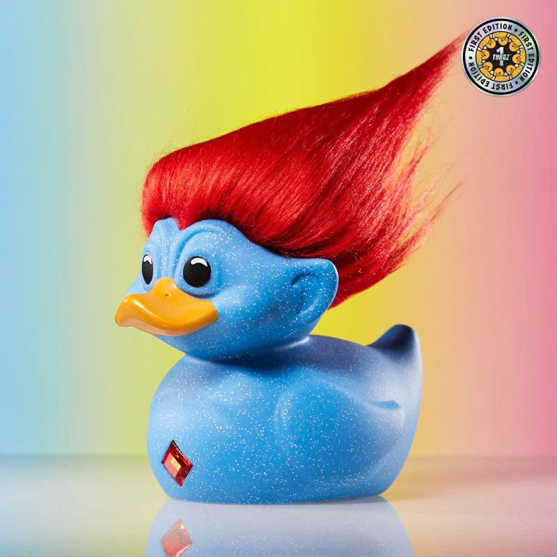 Tubbz - Trolls - Glitter Blue Troll (Blue with Red Hair)