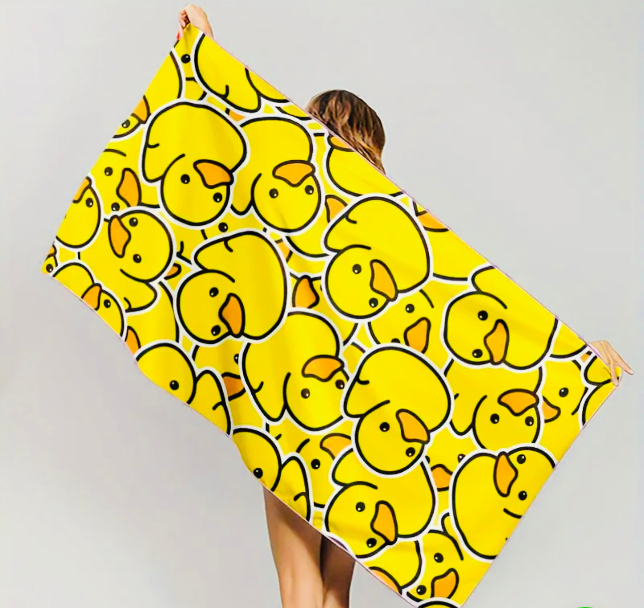 Duck beach towel