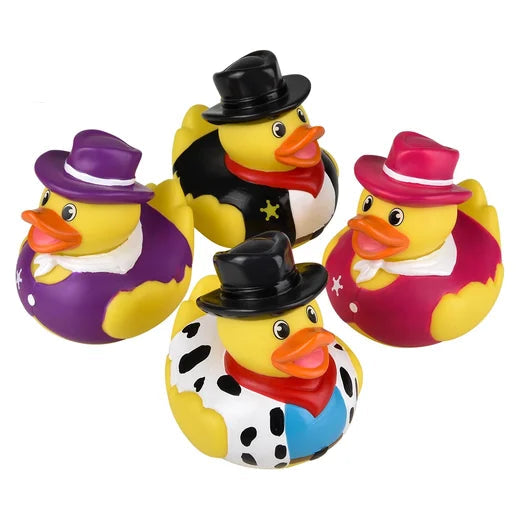 3.75" Cowboy Rubber Ducks