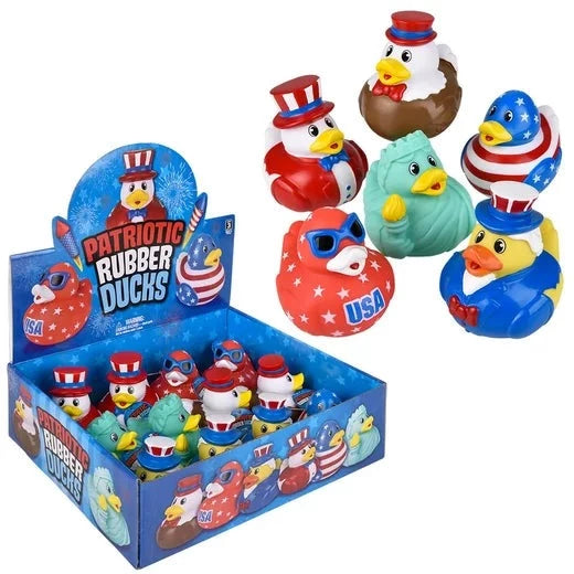 3.5" Patriotic Rubber Ducks