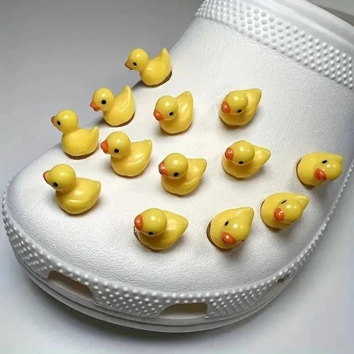 3D Duck Croc Charms