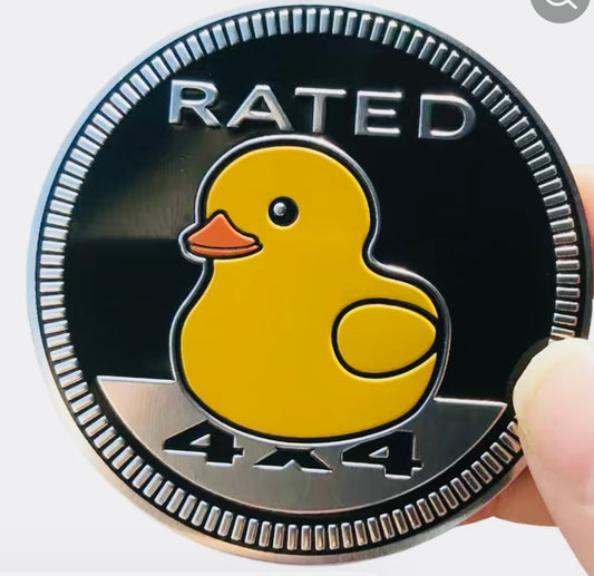 Duck rated 4x4 badge