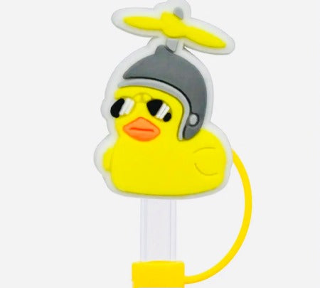 Duck Straw Sleeve Caps