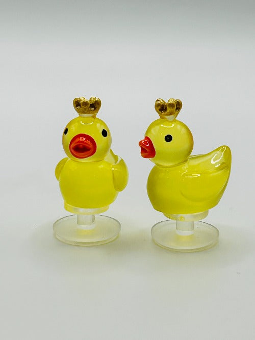3D Crown Duck Croc Charms