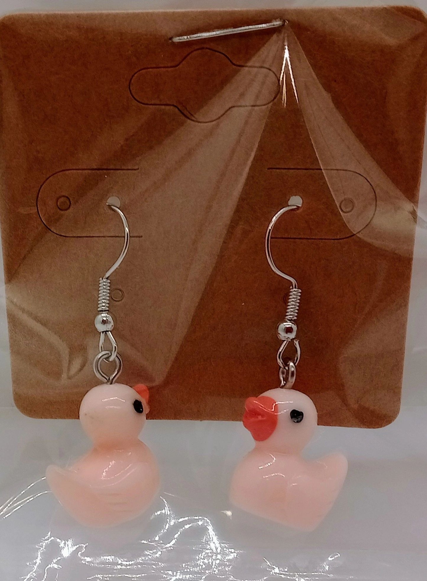 Rubber duckie earrings