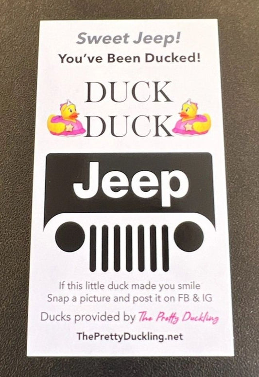 Ducking Jeep Cards - Set of 10 Cards