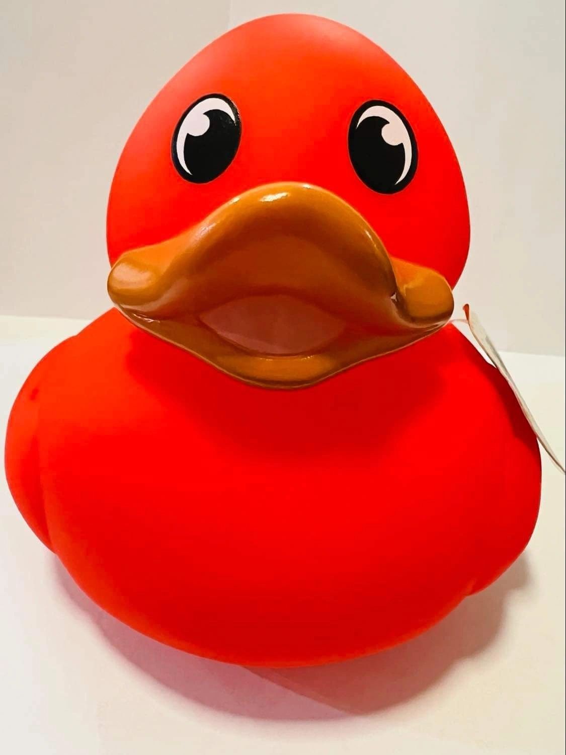 5.5"Big Squeaky Rubber Ducky - Solid Colors