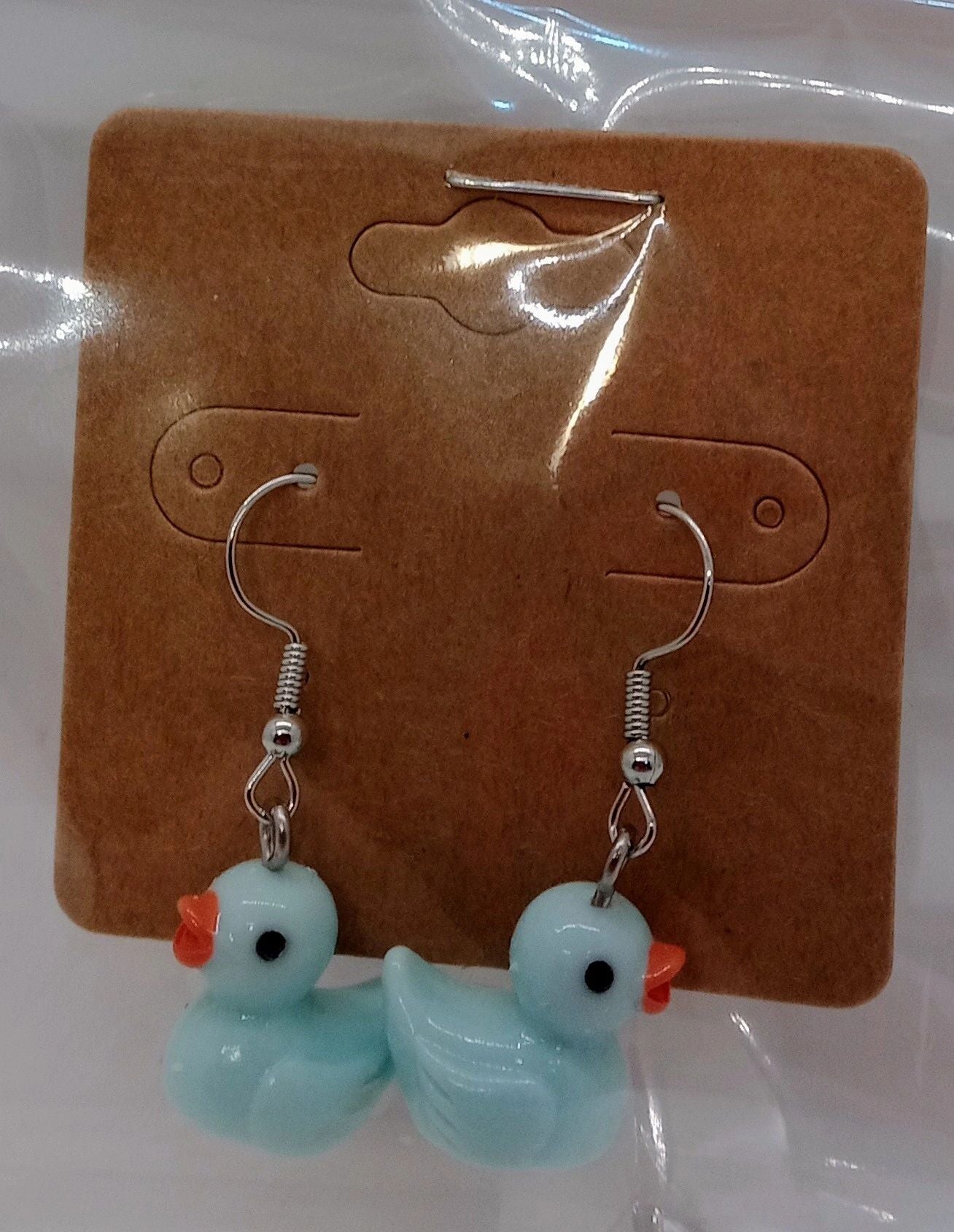 Rubber duckie earrings