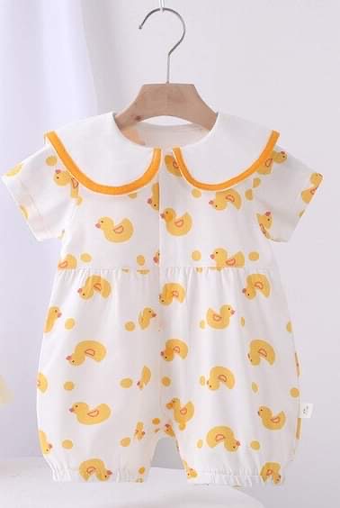 Summer Cotton Baby Rompers Infant Jumpsuit Boy & girl Clothes High Quality Newborn Ropa Bebe Clothing Carton Duck Carrot Costume