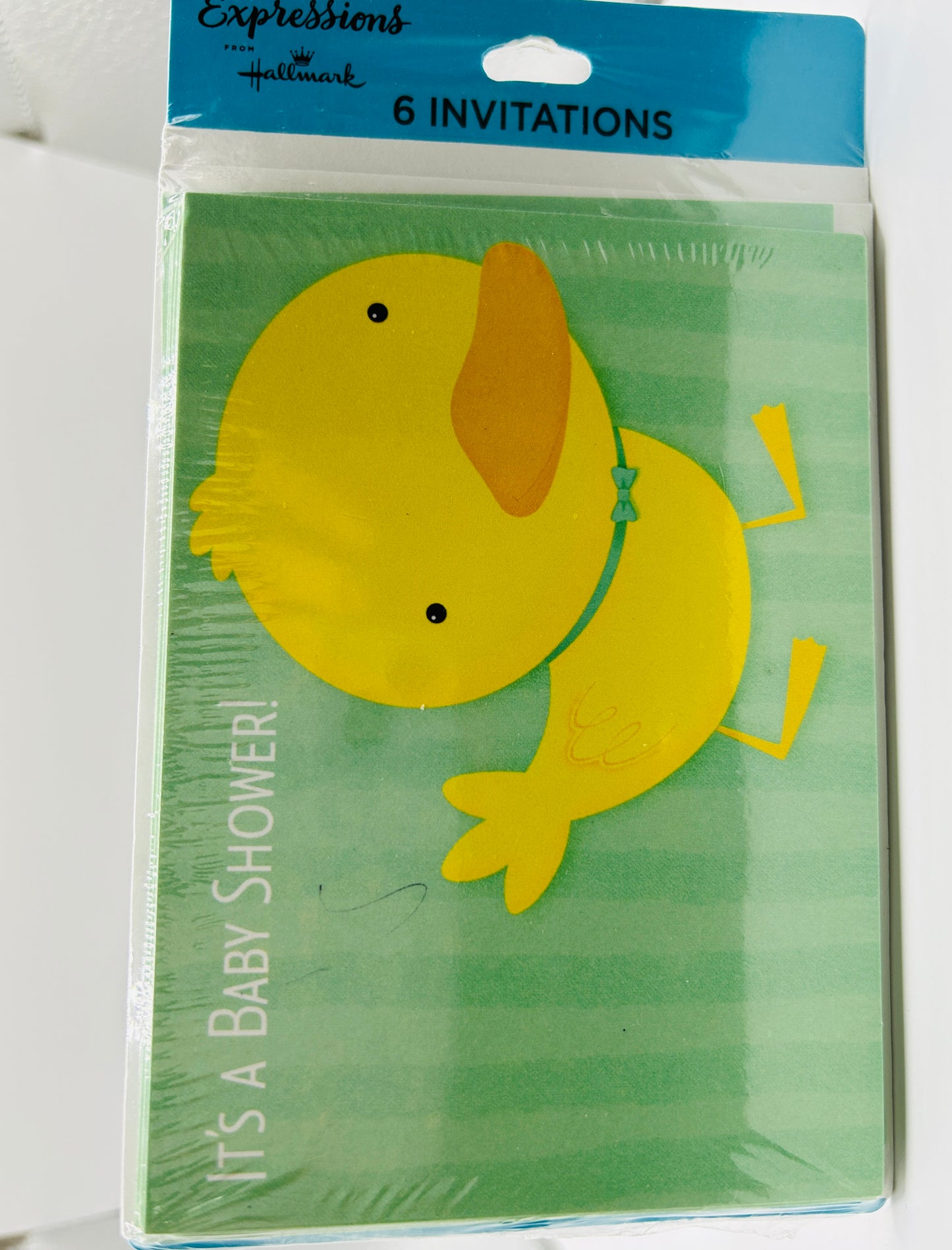 Rubber Ducky Baby Shower Invitation
