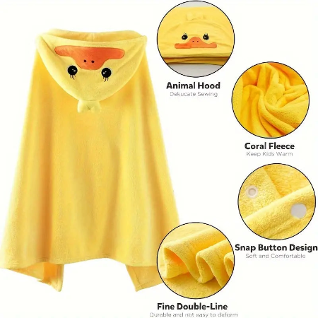 Soft Hooded Bath Towel