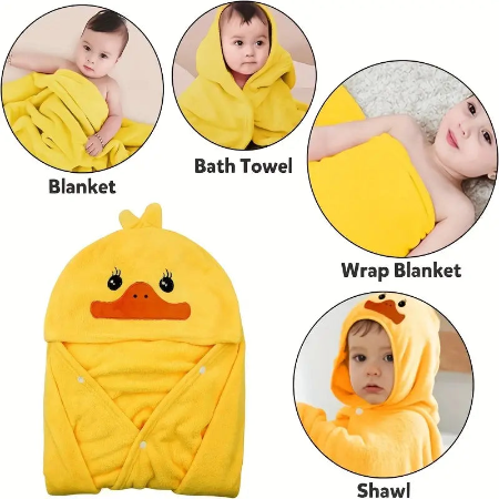 Soft Hooded Bath Towel