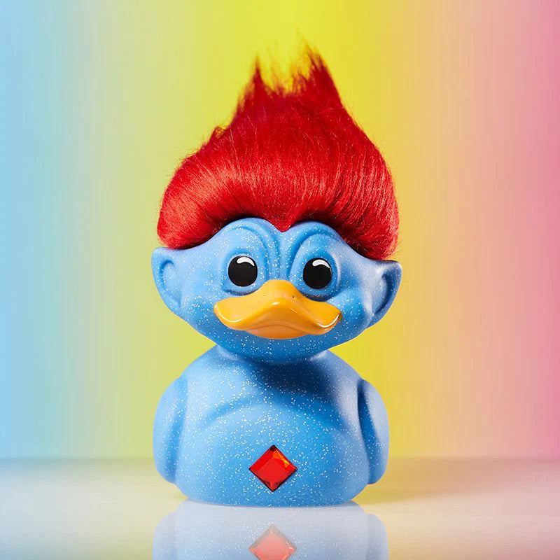 Tubbz - Trolls - Glitter Blue Troll (Blue with Red Hair)