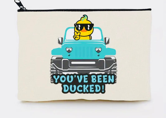 “You’ve been ducked!” Bag