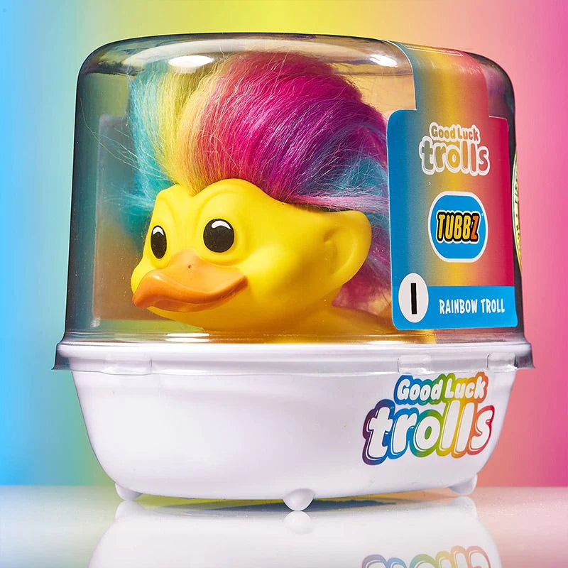 Tubbz - Trolls - Rainbow Troll (Yellow with Rainbow Hair)
