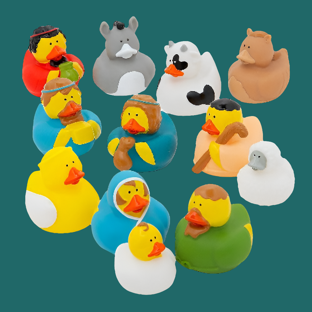 Nativity Rubber Duck Set