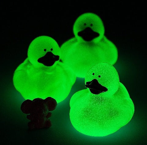 Glow-in-the-Dark Rubber Ducks with Characters