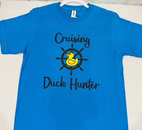 T shirt (youth) - cruising duck hunter