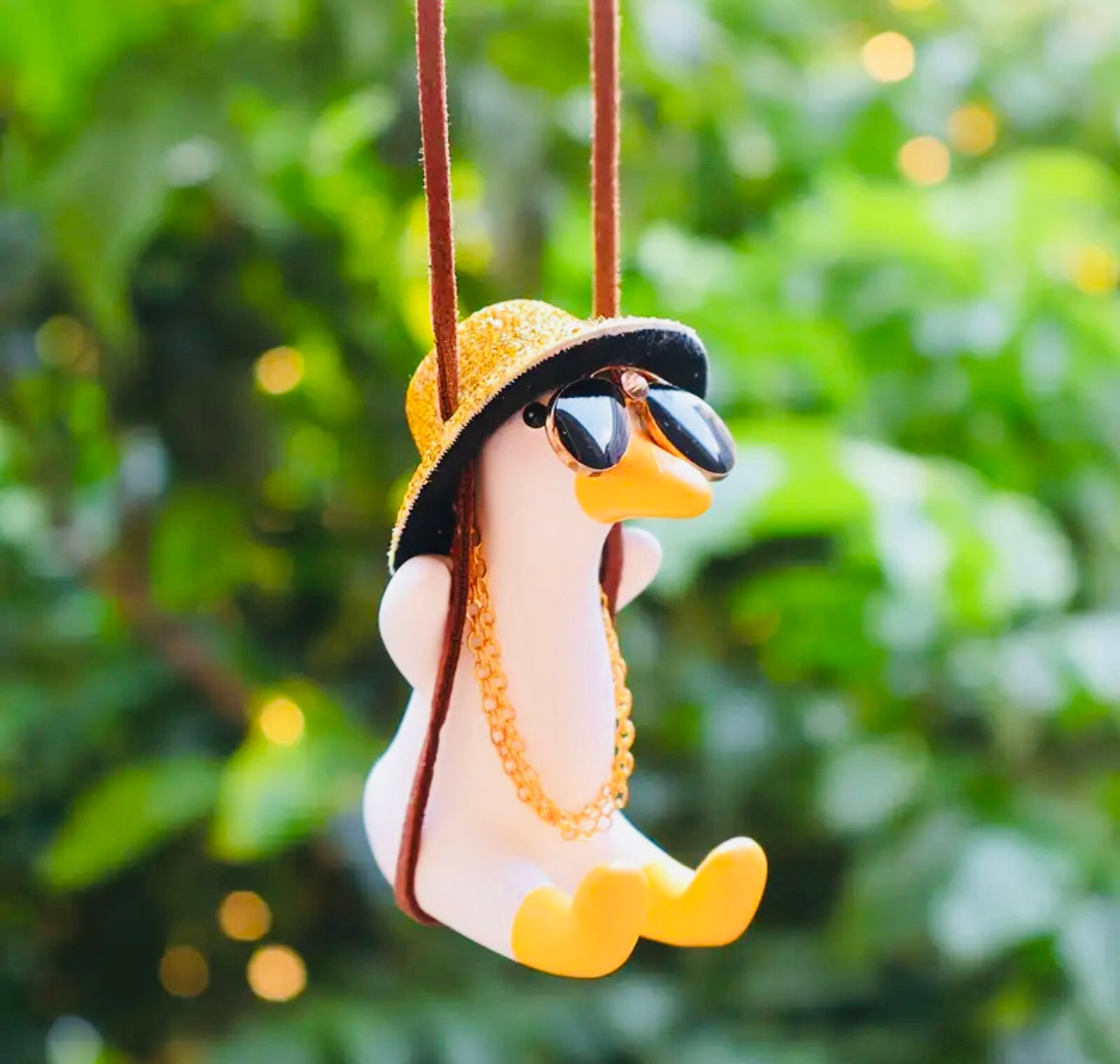 Car Swing Duck Pendant Hanging Ornament