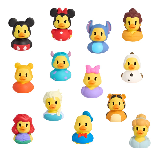 Disney Small Ducks and  DC Comic Rubber Ducks