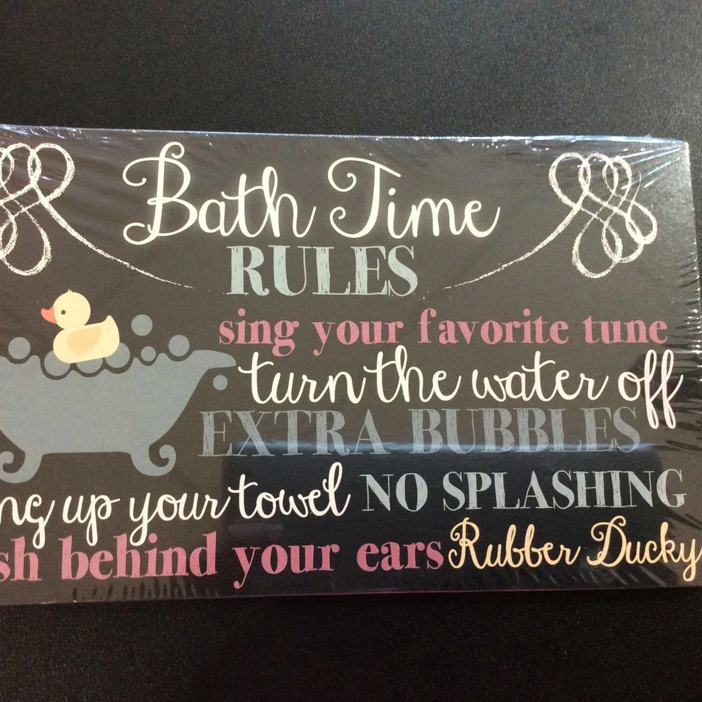 Bath Time Plaque