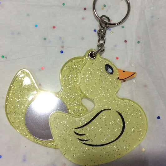 Duck Mirror keychain