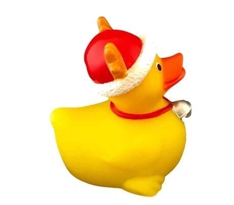 Ad Line - Reindeer Duck with silver bell